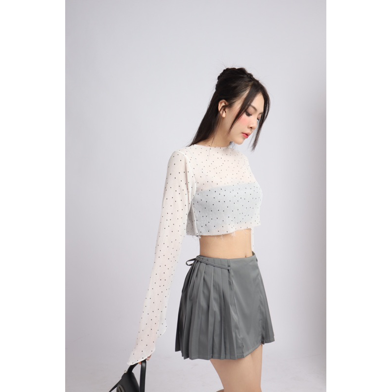 SEE-THROUGH TOP áo tơ mỏng Ebublio