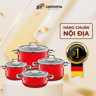 Bộ nồi silit passion 4 nồi made in germany, bộ xoong nồi nội địa đức thiết kế sang trọng, bền bỉ germanysnt