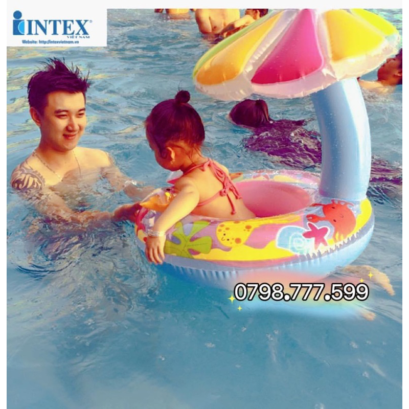 Phao bơi có dù cho bé