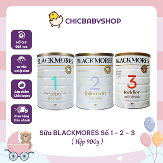 Sữa công thức blackmores số 1,2,3 úc - hộp 900gr