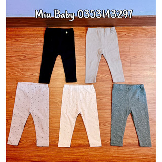 Quần legging peptit cotton bé gái xuat du 5 màu