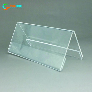 Kệ mica chữ a để bàn, kệ chức danh mica, biển tên đại biểu, bảng tên để bàn 2 mặt