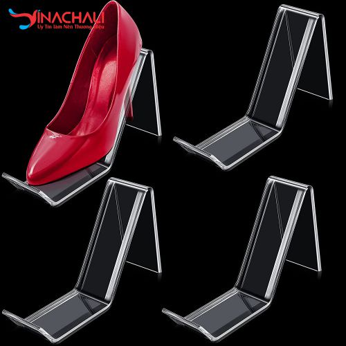 Kệ Mica Trưng Bày Giày Dép Nhiều Màu, Đẹp Chắc Chắn