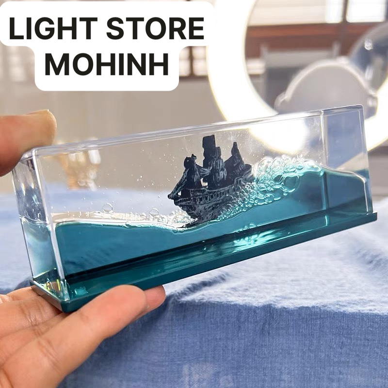 Mô Hình Tàu Thousand Sunny trong anime one piece, trang trí, decor, sưu tầm
