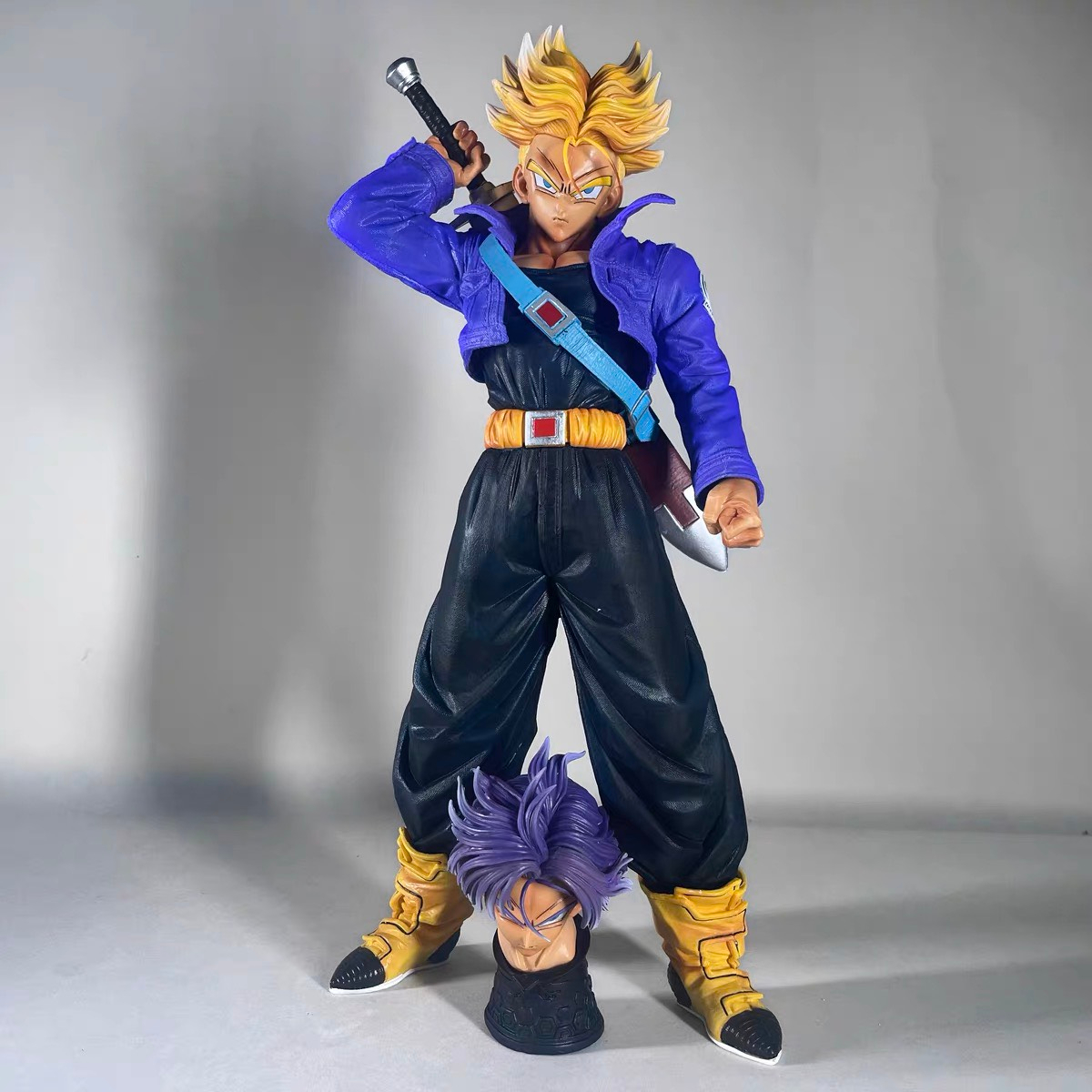 MÔ HÌNH NHÂN VẬT TRUNKS CÓ ĐẾ CON TRAI VEGETA 2 TRẠNG THÁI SUPER SAYAN ĐỒ CHƠI MÔ HÌNH TRANG TRÍ DECOR