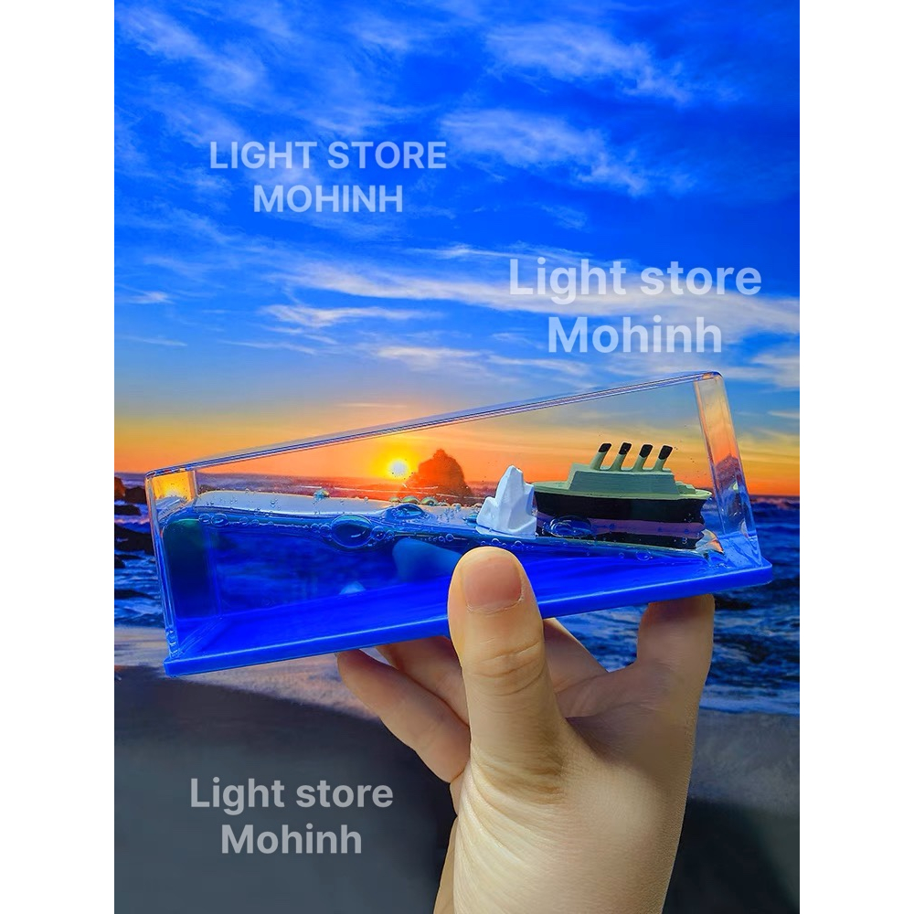 Mô Hình Tàu Thousand Sunny trong anime one piece, trang trí, decor, sưu tầm
