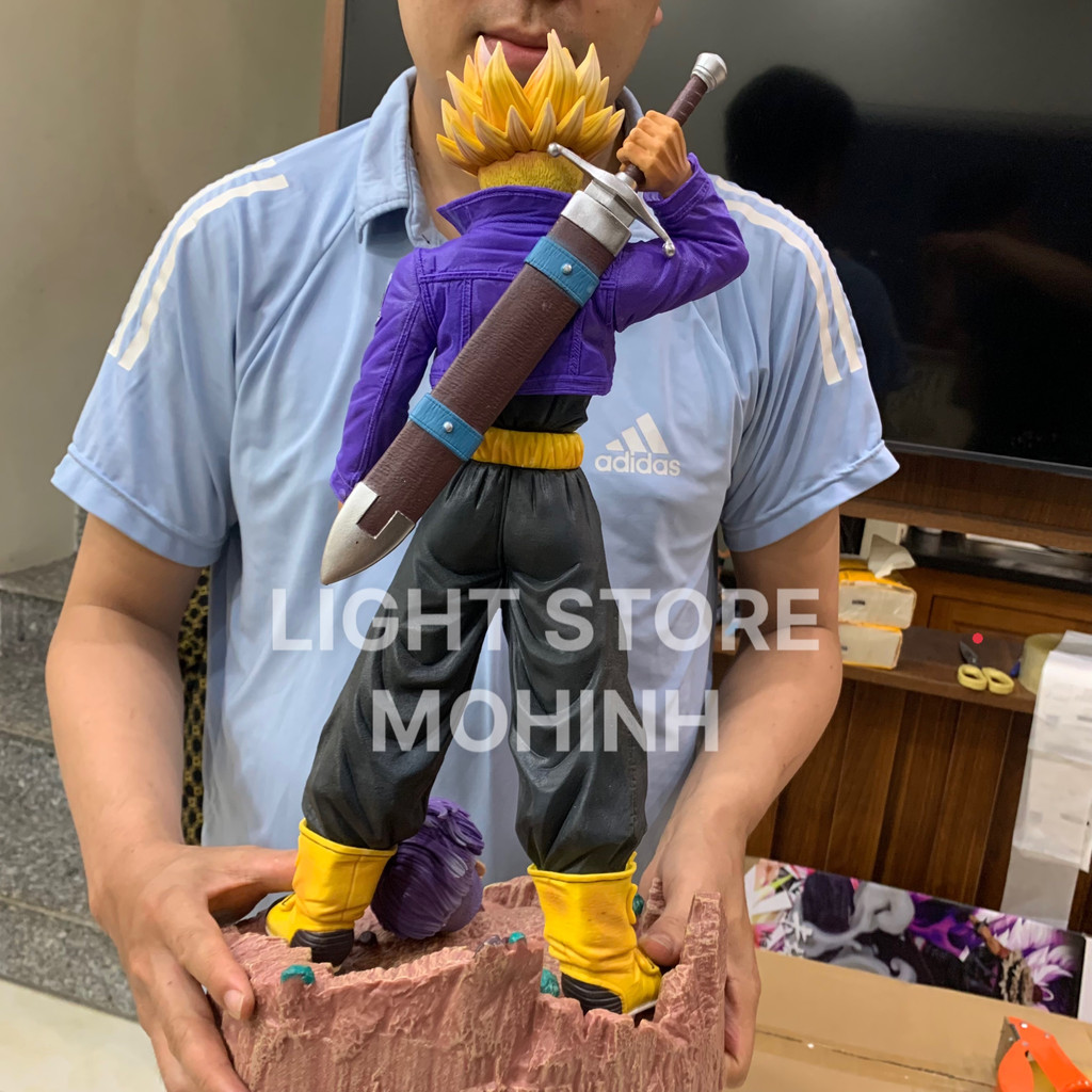 MÔ HÌNH NHÂN VẬT TRUNKS CÓ ĐẾ CON TRAI VEGETA 2 TRẠNG THÁI SUPER SAYAN ĐỒ CHƠI MÔ HÌNH TRANG TRÍ DECOR