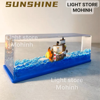 Mô Hình Tàu Thousand Sunny trong anime one piece, trang trí, decor, sưu tầm