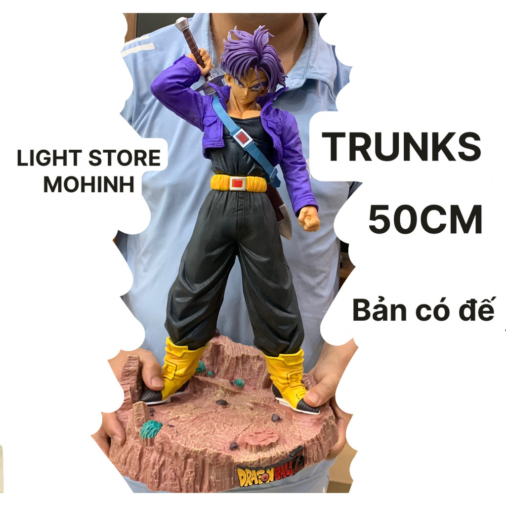 MÔ HÌNH NHÂN VẬT TRUNKS CÓ ĐẾ CON TRAI VEGETA 2 TRẠNG THÁI SUPER SAYAN ĐỒ CHƠI MÔ HÌNH TRANG TRÍ DECOR