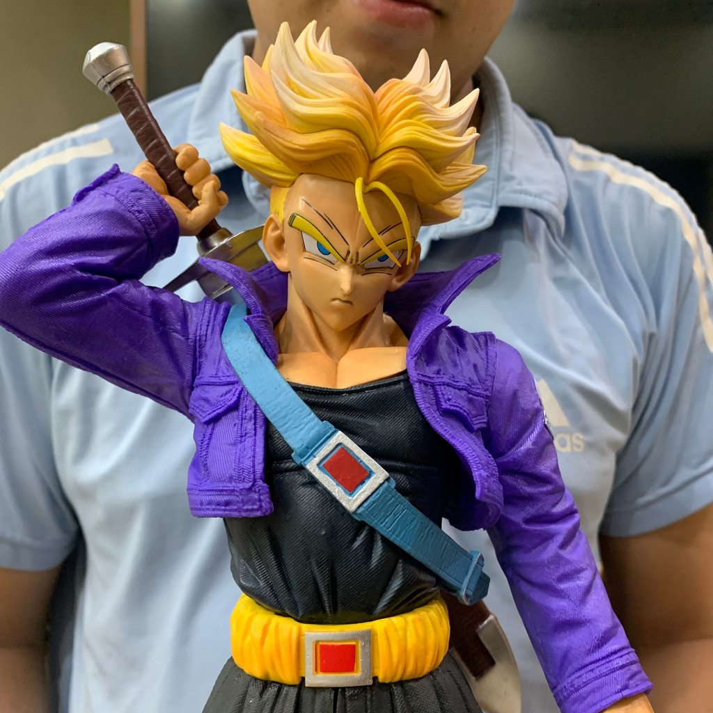 MÔ HÌNH NHÂN VẬT TRUNKS CÓ ĐẾ CON TRAI VEGETA 2 TRẠNG THÁI SUPER SAYAN ĐỒ CHƠI MÔ HÌNH TRANG TRÍ DECOR