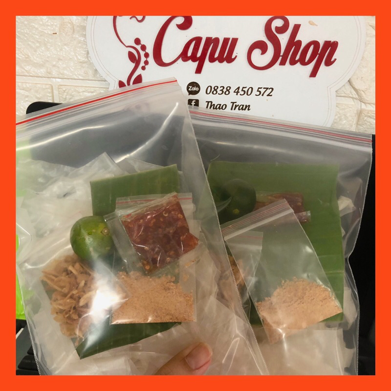 Rìa bánh tráng phơi sương muối nhuyễn hành phi ớt Rim mật Ong/ sa tế