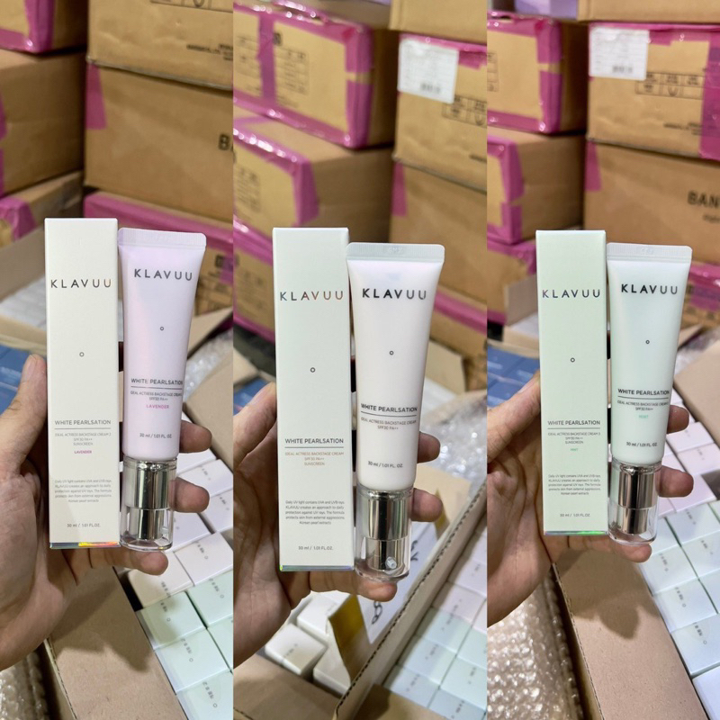 Kem Lót Klavuu White Pearlsation Ideal Actress Backstage Cream SPF30 PA++