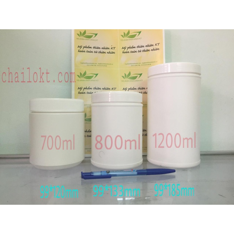 hũ nhựa hdpe 700ml 800ml. hũ nhựa đựng bột/ hũ đựng ngũ cốc