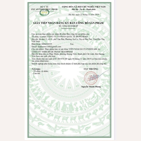 Viên Uống GLUTATHIONE 1000mg, Giúp Trắng Da Giảm Nám Mờ Nhăn Chống Lão Hoá Chính Hãng, Hộp 30 viên | BigBuy360 - bigbuy360.vn