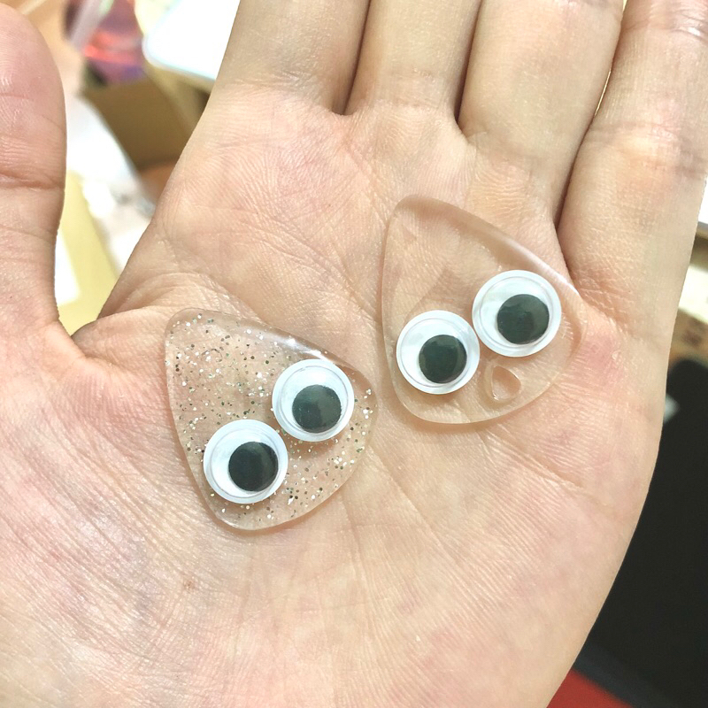 Pick Guitar Móng gảy Phím Gảy đàn guitar ukulele acrylic gắn đôi mắt KEO GD