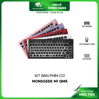 Kit bàn phím cơ - monsgeek m1 qmk | mạch xuôi | qmk - via | pcb stab - hàng chính hãng - có vat - hoả tốc hcm