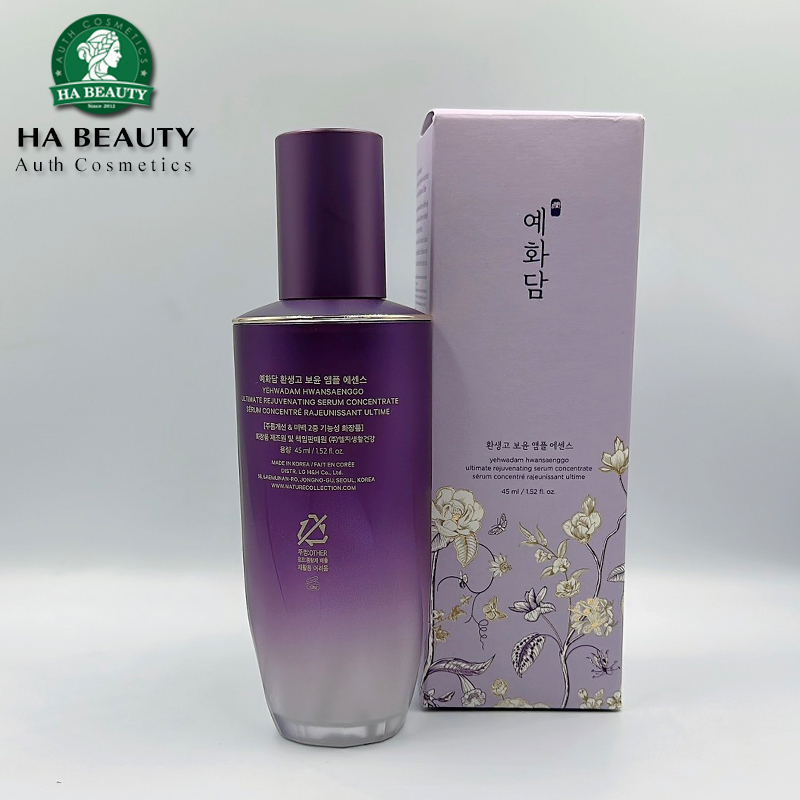 Serum dưỡng ẩm chống lão hóa trẻ hóa da nám nếp nhăn The Face Shop Yehwadam Hwansaenggo Ultimate Rejuvenating Serum 45ml