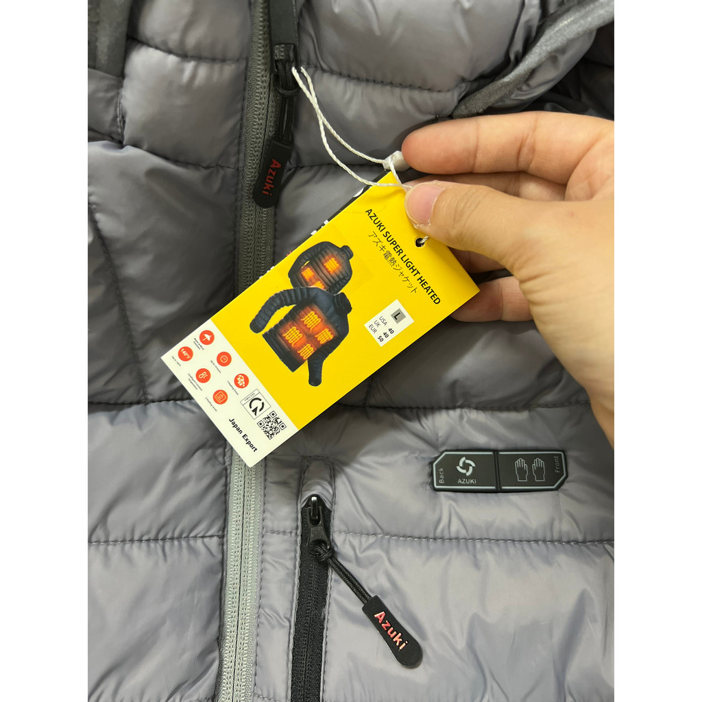 Áo Sưởi Ấm Azuki 2023 Super Light S01 Siêu Nhẹ Siêu Ấm, Pin 24000mah-lulinso