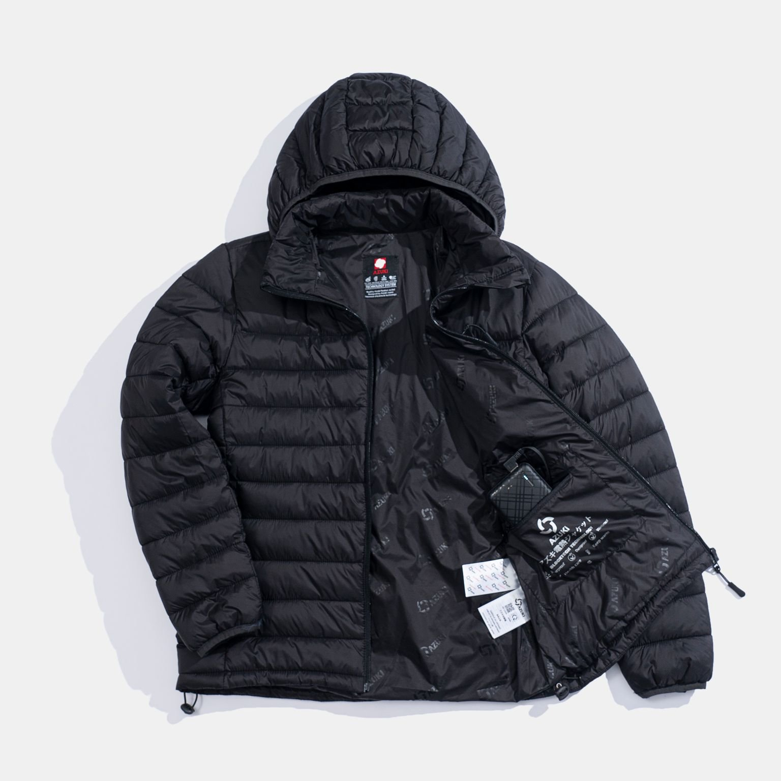 Áo Sưởi Ấm Azuki 2023 Super Light S01 Siêu Nhẹ Siêu Ấm, Pin 24000mah-lulinso