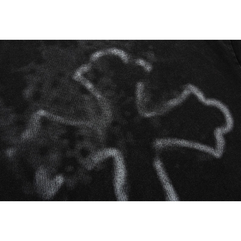 Áo thun Dark Rose Skeleton Vancarhell retro đường phố - 9168