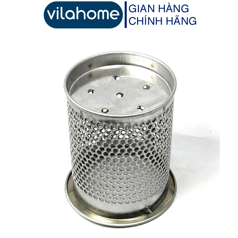 Giỏ Lọc Rác Bồn Rửa Bát VilaHome, Lọc Rác inox 304, Hàng Cao Cấp Chắc Chắn Có Quay Xách Tiện Dụng