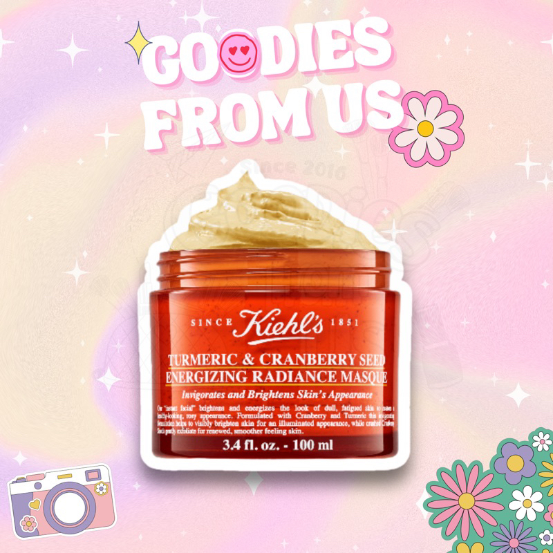 Mặt Nạ Kiehls - Nghệ Việt Quất Tumeric & Cranberry Seed Energizing Radiance Masque SALE 60% !!