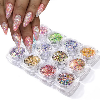 Set kim tuyến nhũ khổng tước siêu sáng 12 màu