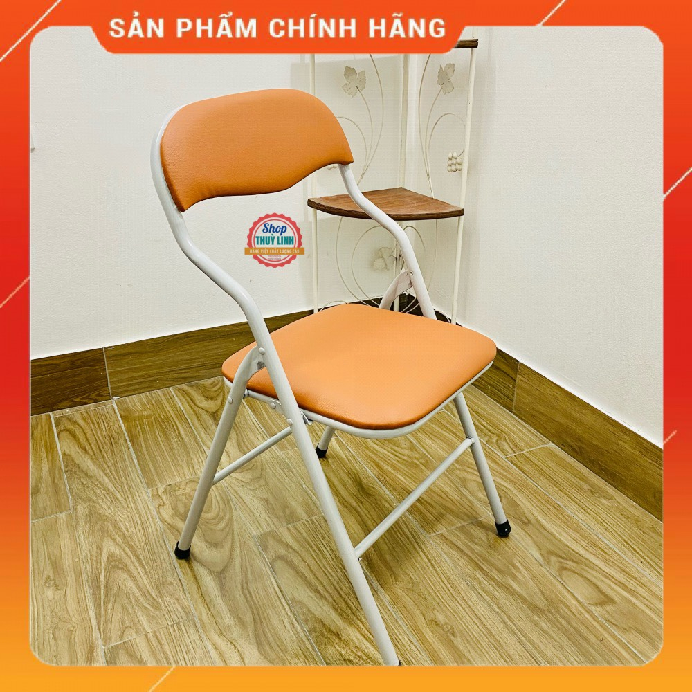 Ghế gập gấp gọn / bọc da khung sắt , ghế văn phòng