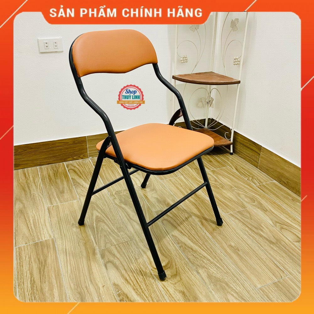 Ghế gập gấp gọn / bọc da khung sắt , ghế văn phòng