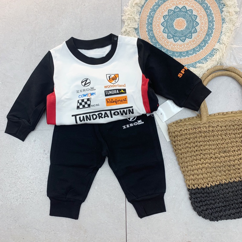 Bộ Thu Đông Bé Trai Tay Dài Chất Liệu Vải Dày Ấm Áp QCCC - Mã 789 790