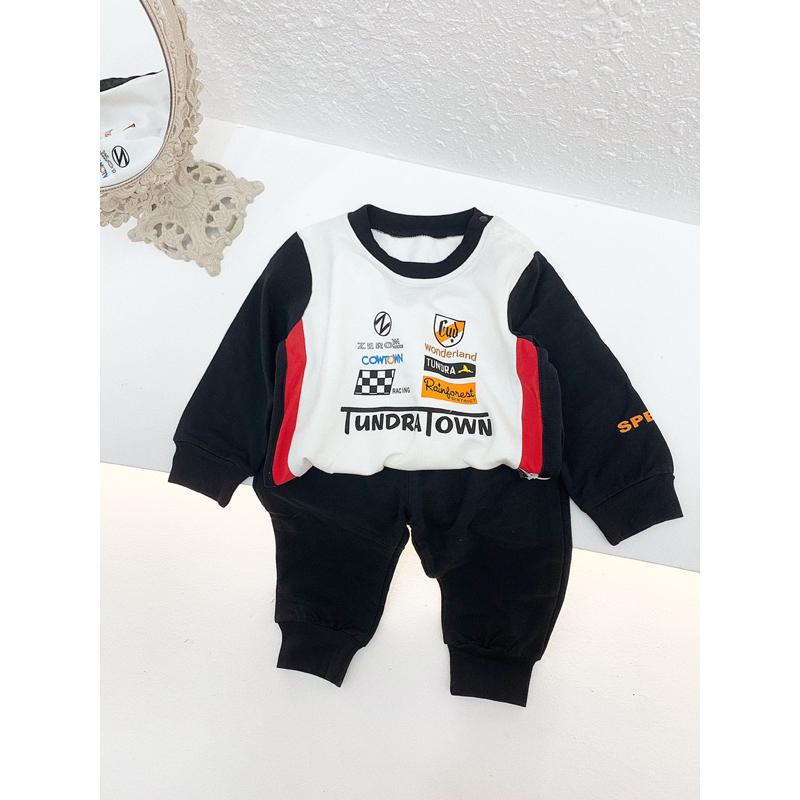 Bộ Thu Đông Bé Trai Tay Dài Chất Liệu Vải Dày Ấm Áp QCCC - Mã 789 790