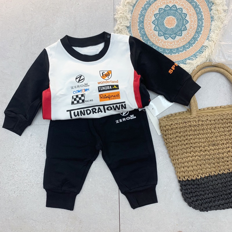 Bộ Thu Đông Bé Trai Tay Dài Chất Liệu Vải Dày Ấm Áp QCCC - Mã 789 790