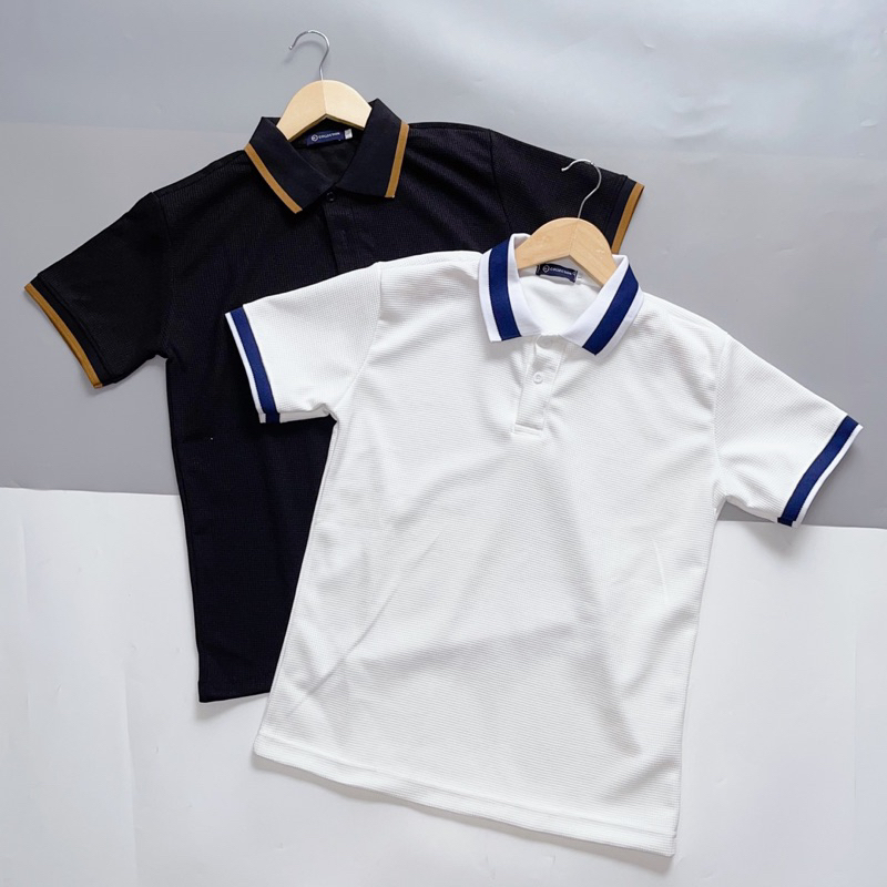 Áo polo nam cao cấp, áo thun vải cotton không xù lông in hình form chuẩn kiểu Hàn Quốc
