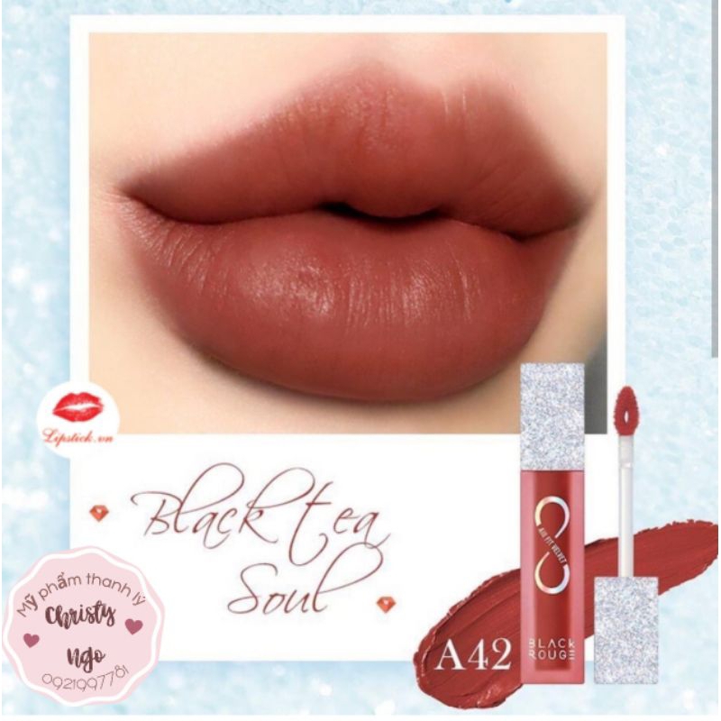 SON BLACKROUGE AIR FIT VELVET LIP TINT MÀU A42