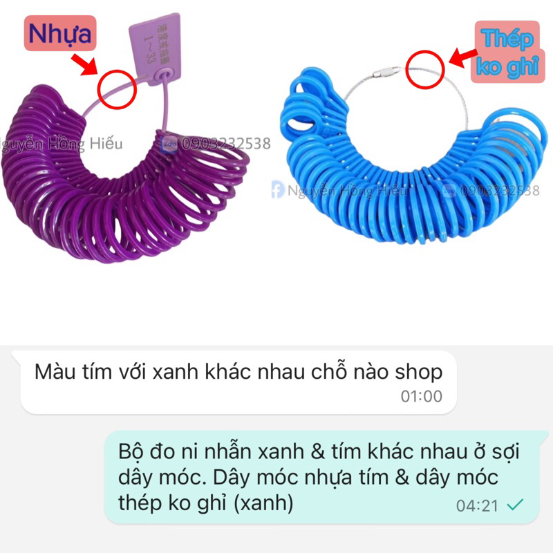 Bộ Đo Ni Nhẫn