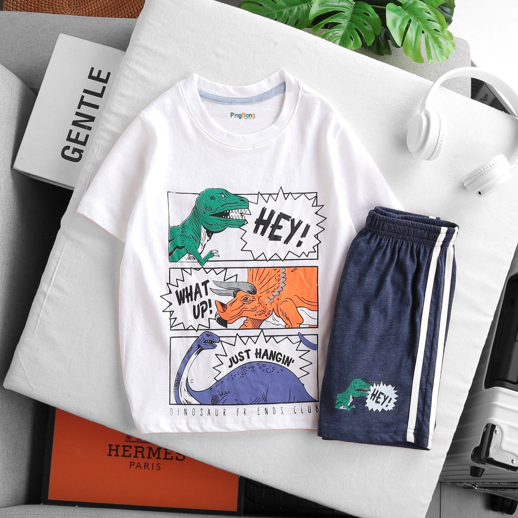COMBO BỘ BÉ TRAI COTTON MỀM MỊN MÁT. VNXK