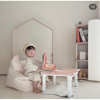 Sofa vải/ ghế/ bàn gấp gọn hình thú dễ thương nội địa Hàn cho bé