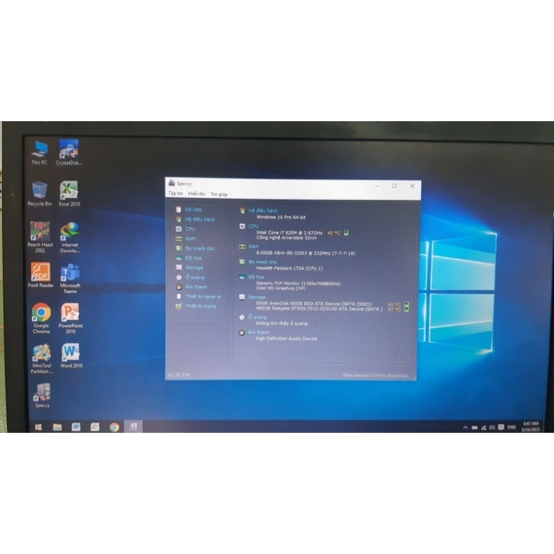 Laptop HP Elitebook 8440p i7 620M