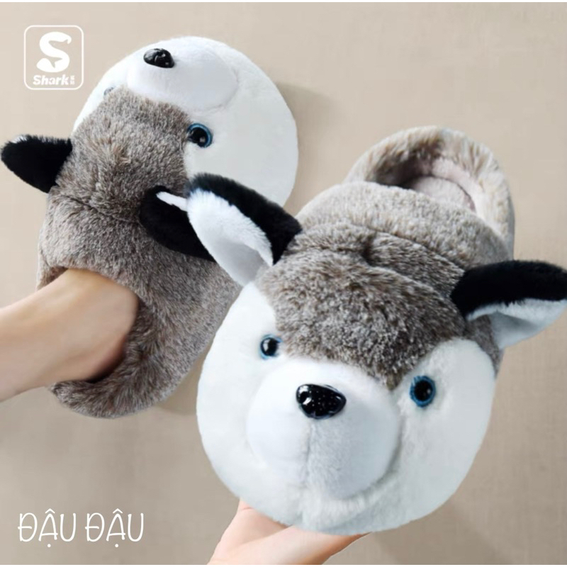 DÉP BÔNG CHÓ SÓI TUYẾT