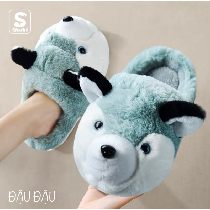 DÉP BÔNG CHÓ SÓI TUYẾT