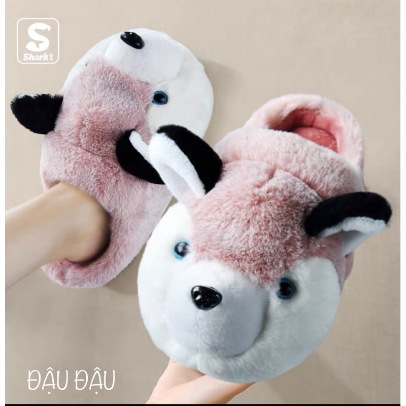 DÉP BÔNG CHÓ SÓI TUYẾT