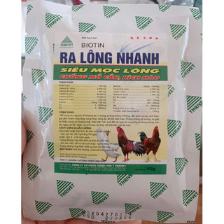 Ra lông nhanh 100g- siêu mọc lông, chống cắn mổ