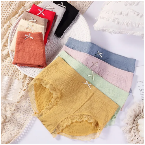 HỘP 5 QUẦN LÓT NHĂN MJI CO GIÃN 4 CHIỀU MẪU MỚI