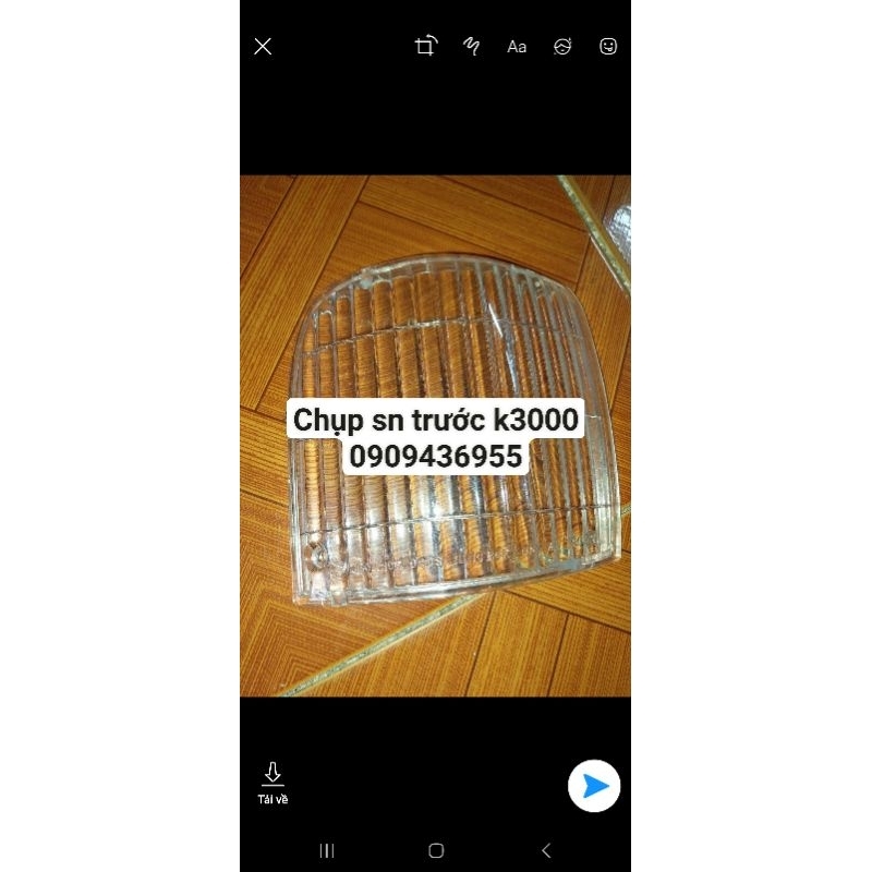 Chụp đèn xi nhan trước K3000
