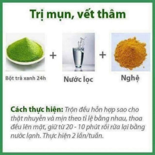 100g Bột trà xanh nguyên chất ( nhà làm handmade)