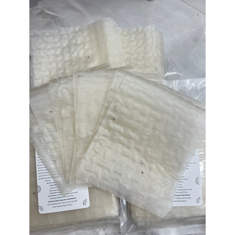 200g bánh tráng nhúng cuốn thịt chả ram không mè Phan Rang