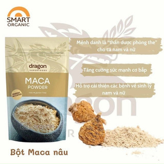 Bột Maca ( nhân sâm Peru ) hữu cơ Dragon Superfoods - Organic đạt chuẩn EU
