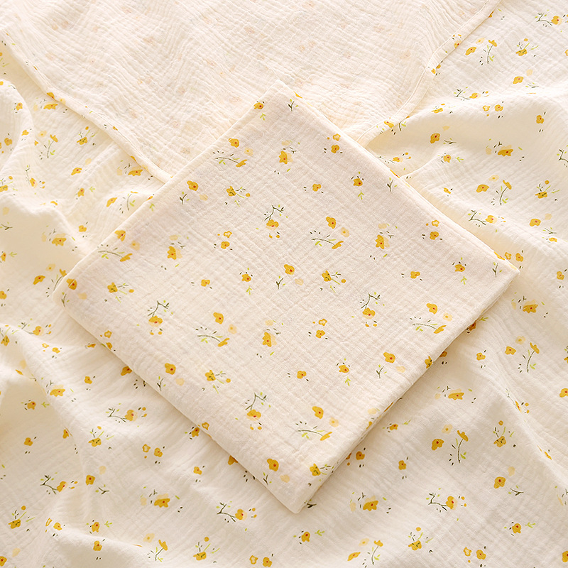 Khăn Tắm Xô Cho Bé Sơ Sinh mùa hè Babyshark 100% cotton 2 lớp thoáng khí và siêu thấm kích thước 100x100cm