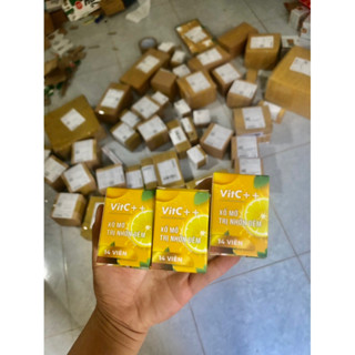 [Combo 3 hộp] Viên xổ mỡ vitc nhà kẹo dứa chính hãng, giảm eo giảm mỡ bụng hiệu quả