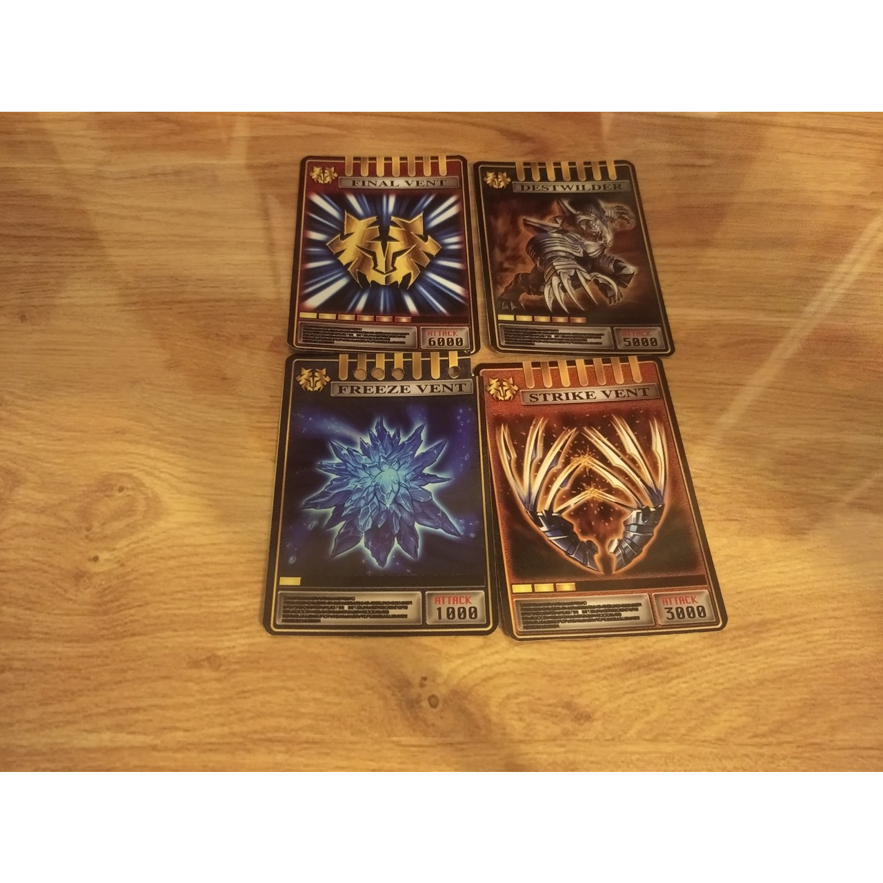 [Có Sẳn]Đồ chơi Advent Cards Set card 4 Tiger In  dx đọc được của series phim Siêu nhân Kamen rider Ryuki